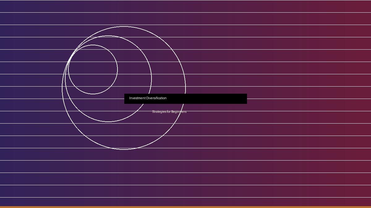 Diversification strategies for investors