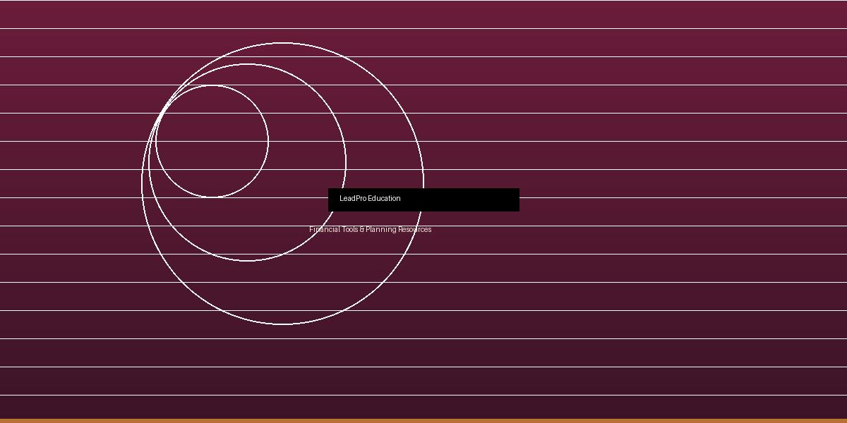 Financial education workspace with planning tools and investment guides
